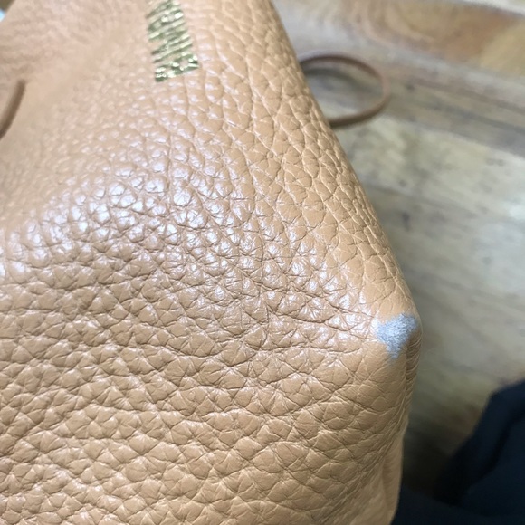 Bimba Y Lola Tan Leather Small Handbag Satchel - Picture 9 of 15